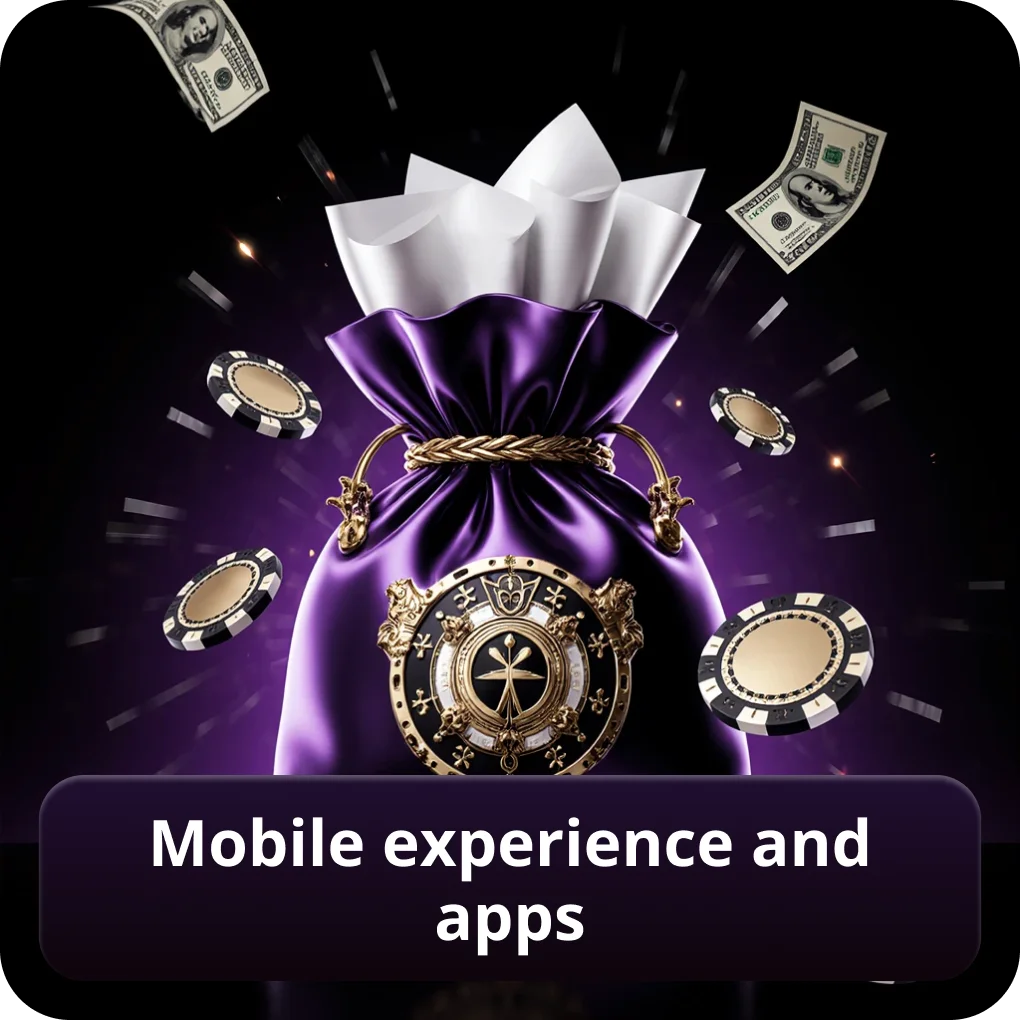 Mobile experience and apps Midnite Casino